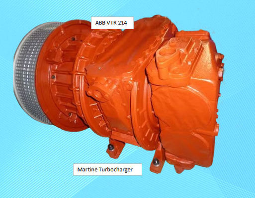 高効率のABB VTR 214 マルティンターボチャージャー 250kWから10000kW
